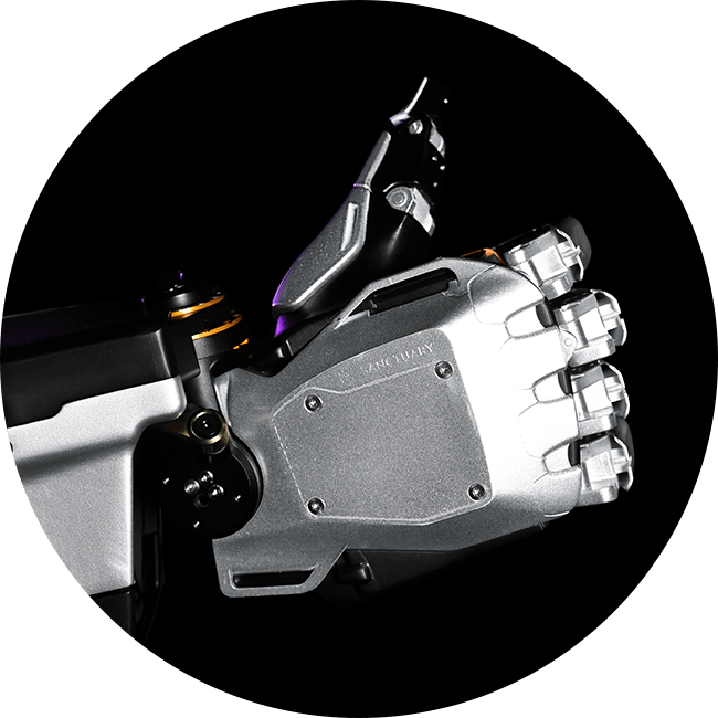 The hand of the pipedal humanoid robot named phoenix