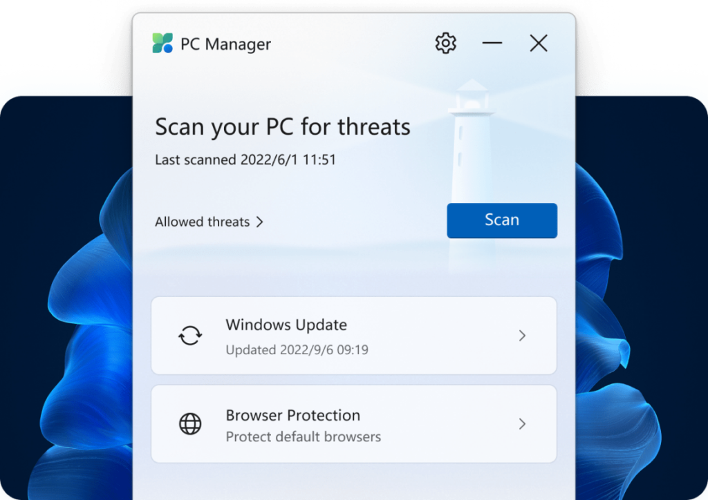Fully integrated with windows security. Safeguard your pc anytime, anywhere with microsoft pc manager.