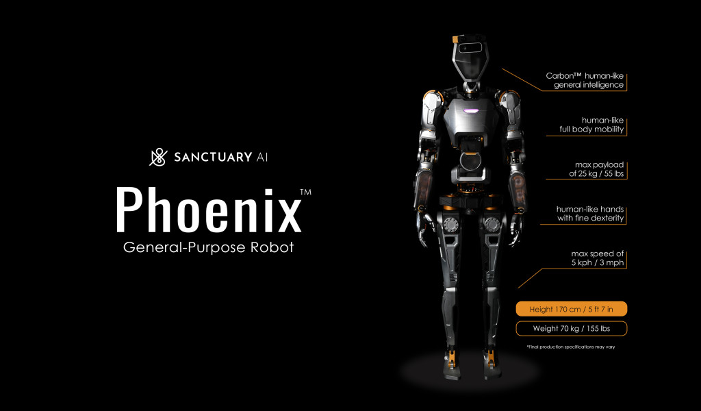 The bipedal humanoid robot named phoenix.